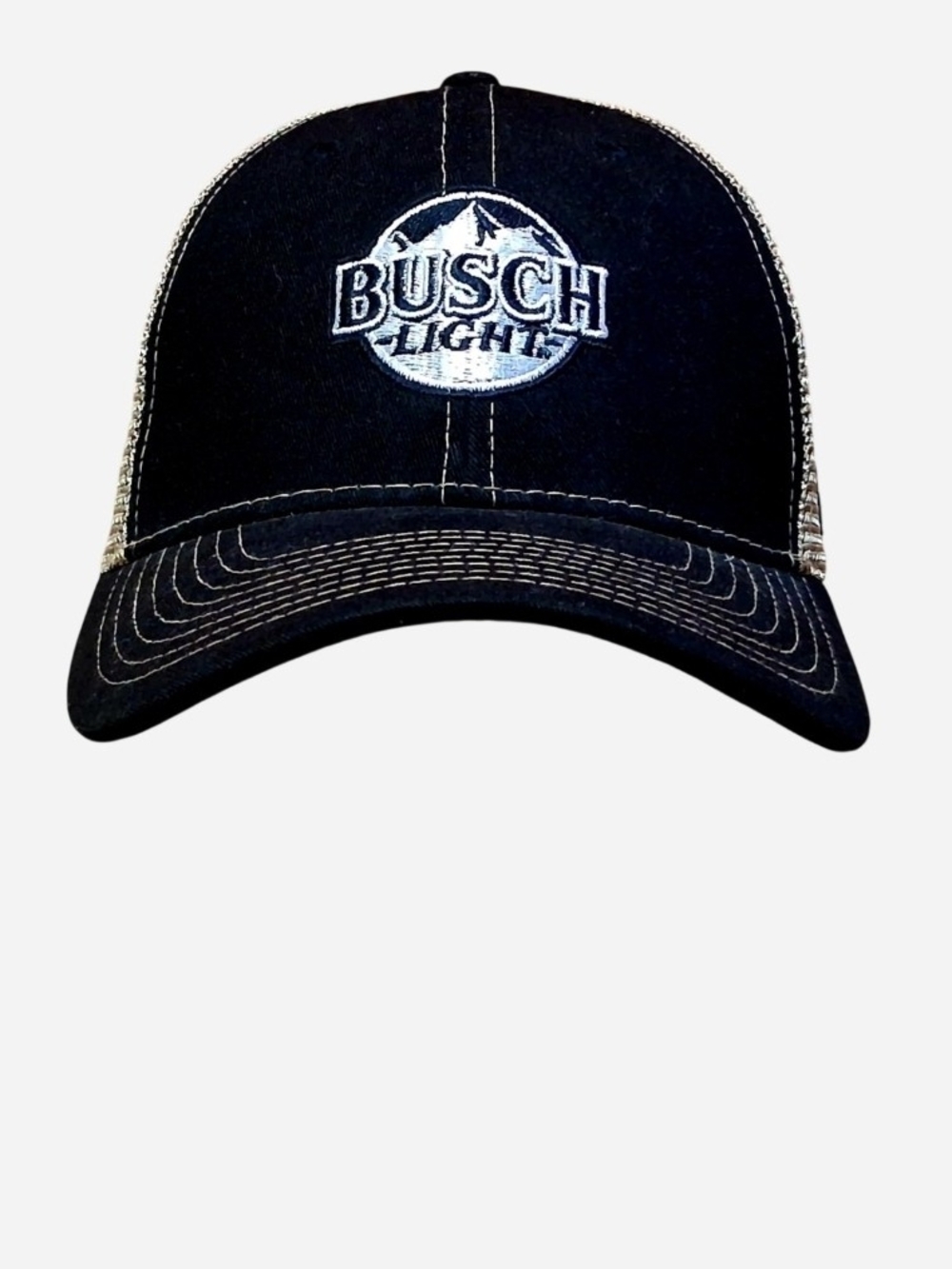 Artisan Black Trucker Cap with White Embroidered Logo
